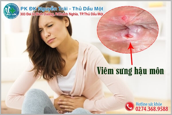  Viêm hậu môn khiến người bệnh đau nhiều khi đi vệ sinh