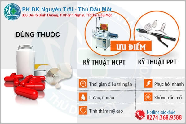 Các phương pháp chữa trĩ hiệu quả tại Đa khoa Thủ Dầu Một